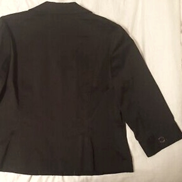 Jones New York Black Stretch Blazer L/XL - Picture 3 of 9